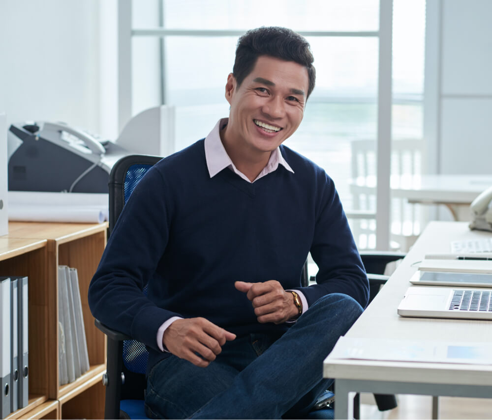 Man Smiling - feng shui singapore